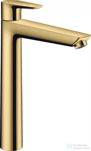 Hansgrohe TALIS E 240 magasított mosdó csaptelep, automata leeresztővel, polírozott arany 71716990