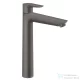 Hansgrohe TALIS E 240 egykaros mosdócsaptelep leeresztő nélkül, szálcsiszolt fekete/króm 71717340