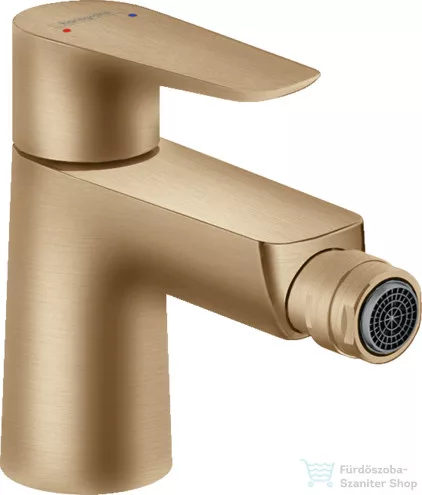 Hansgrohe TALIS E bidé csaptelep, automata leeresztővel, szálcsiszolt bronz 71720140