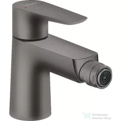   Hansgrohe TALIS E bidé csaptelep, automata leeresztővel, szálcsiszolt fekete/króm 71720340