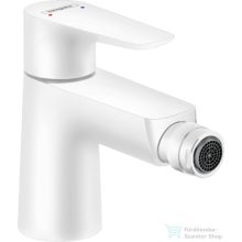   Hansgrohe TALIS E bidé csaptelep, automata leeresztővel, matt fehér 71720700