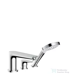   Hansgrohe TALIS E 3-lyukú, peremre szerelhető kádcsaptelep, króm 71730000