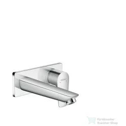   Hansgrohe TALIS E Falsík alatti egykaros mosdócsaptelep, leeresztő nélkül,  165 mm-es kifolyóval, fali 71732000