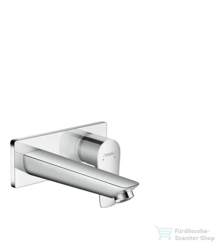 Hansgrohe TALIS E Falsík alatti egykaros mosdócsaptelep, leeresztő nélkül,  165 mm-es kifolyóval, fali 71732000