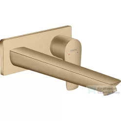   Hansgrohe TALIS E falsík alatti mosdó csaptelep, leeresztő nélkül,  szálcsiszolt bronz 71734140