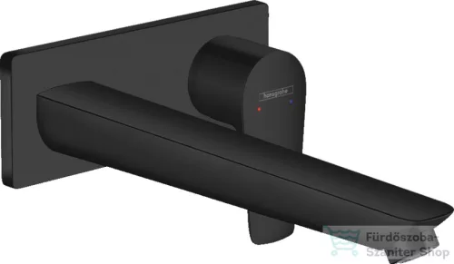Hansgrohe TALIS E falsík alatti mosdó csaptelep, leeresztő nélkül,  matt fekete 71734670