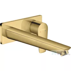   Hansgrohe TALIS E falsík alatti mosdó csaptelep, leeresztő nélkül,  polírozott arany 71734990