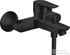 Hansgrohe TALIS E kádtöltő csaptelep, zuhanyszett nélkül, matt fekete 71740670