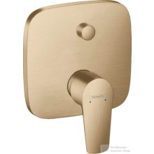   Hansgrohe TALIS E falsík alatti kád / zuhany csaptelep, szálcsiszolt bronz 71745140