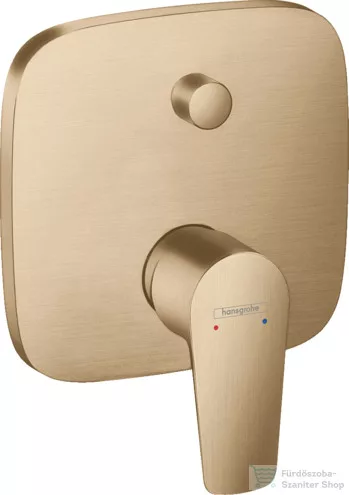 Hansgrohe TALIS E falsík alatti kád / zuhany csaptelep, szálcsiszolt bronz 71745140