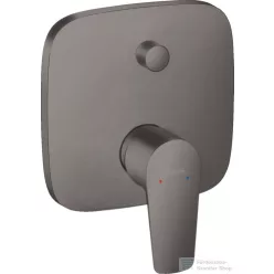   Hansgrohe TALIS E falsík alatti kád / zuhany csaptelep, szálcsiszolt fekete/króm 71745340