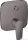 Hansgrohe TALIS E falsík alatti kád / zuhany csaptelep, szálcsiszolt fekete/króm 71745340
