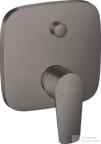 Hansgrohe TALIS E falsík alatti kád / zuhany csaptelep, szálcsiszolt fekete/króm 71745340