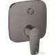 Hansgrohe TALIS E falsík alatti kád / zuhany csaptelep, szálcsiszolt fekete/króm 71745340