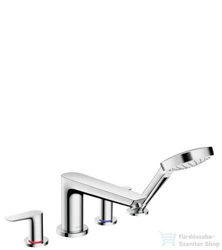 Hansgrohe TALIS E 4 üléses kádperemre szerelhető kád csaptelep, króm 71748000