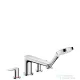 Hansgrohe TALIS E 4 üléses kádperemre szerelhető kád csaptelep, króm 71748000