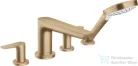 Hansgrohe TALIS E 4 üléses kádperemre szerelhető kád csaptelep, szálcsiszolt bronz 71748140