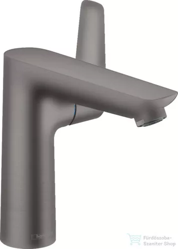 Hansgrohe TALIS E 150 mosdó csaptelep, automata leeresztővel, szálcsiszolt fekete/króm 71754340