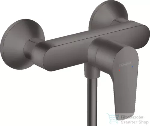 Hansgrohe TALIS E zuhany csaptelep, zuhanyszett nélkül, szálcsiszolt fekete/króm 71760340