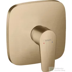   Hansgrohe TALIS E falsík alatti kád / zuhany csaptelep, szálcsiszolt bronz 71765140