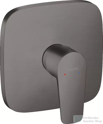 Hansgrohe TALIS E falsík alatti kád / zuhany csaptelep, szálcsiszolt fekete/króm 71765340