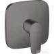 Hansgrohe TALIS E falsík alatti kád / zuhany csaptelep, szálcsiszolt fekete/króm 71765340