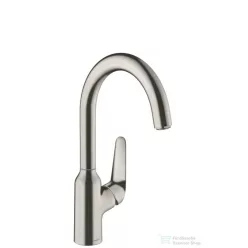   Hansgrohe FOCUS M42 220 mosogató csaptelep, rozsdamentes acél hatású 71802800