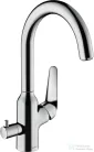 Hansgrohe FOCUS M42 egykaros mosogató csaptelep elzárószeleppel, króm 71803000