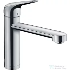   Hansgrohe FOCUS M42 egykaros mosogató csaptelep ablak előtti szereléshez, króm 71807000