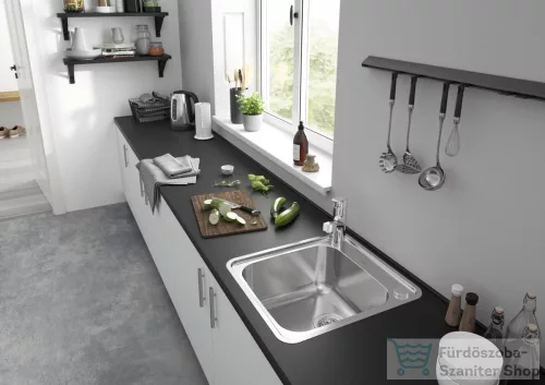 Hansgrohe FOCUS M42 mosogató csaptelep kihúzható kifolyóval,1 jet, króm 71814000