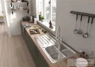 Hansgrohe FOCUS M42 mosogató csaptelep kihúzható kifolyóval,1 jet, nemesacél felület 71814800