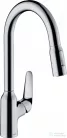 Hansgrohe FOCUS M42 mosogató csaptelep kihúzható kifolyóval,2 jet,S-Box króm 71820000