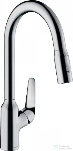 Hansgrohe FOCUS M42 mosogató csaptelep kihúzható kifolyóval,2 jet,S-Box króm 71820000
