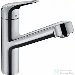  Hansgrohe FOCUS M42 mosogató csaptelep kihúzható fejjel,S-Box, króm 71829000