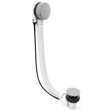   Sapho POLYSAN kád le- és túlfolyó, bovdenes, 1000mm, átm.:72mm, króm (71854)