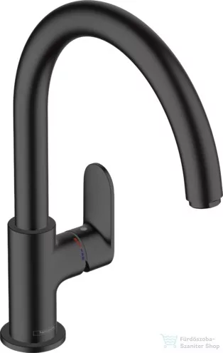 Hansgrohe VERNIS BLEND M35 egykaros mosogató csaptelep, matt fekete 71870670