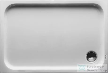 Duravit D-CODE 110x75 cm-es zuhanytálca leeresztő nélkül, 720097000000000