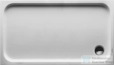 Duravit D-CODE 130x75 cm-es zuhanytálca leeresztő nélkül, 720098000000000