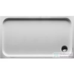   Duravit D-CODE 130x75 cm-es zuhanytálca Anitislip bevonattal,leeresztő nélkül, 720098000000001