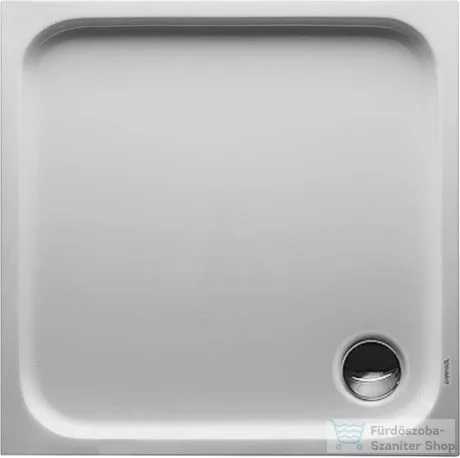 Duravit D-CODE 80x80 cm-es zuhanytálca leeresztő nélkül, 720101000000000