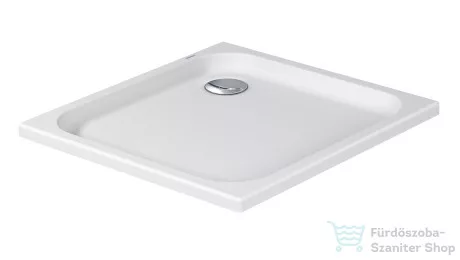 Duravit D-CODE 80x80 cm-es zuhanytálca leeresztő nélkül, 720101000000000