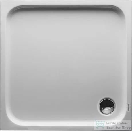 Duravit D-CODE 90x90 cm-es zuhanytálca leeresztő nélkül, 720102000000000