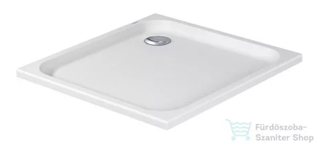 Duravit D-CODE 90x90 cm-es zuhanytálca leeresztő nélkül, 720102000000000