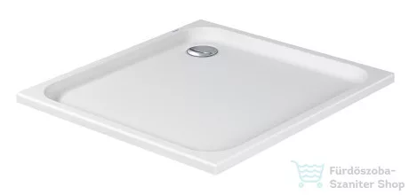 Duravit D-CODE 100x100 cm-es zuhanytálca leeresztő nélkül, Antislip felülettel,720103000000001
