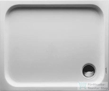 Duravit D-CODE 90x75 cm-es zuhanytálca leeresztő nélkül, 720104000000000