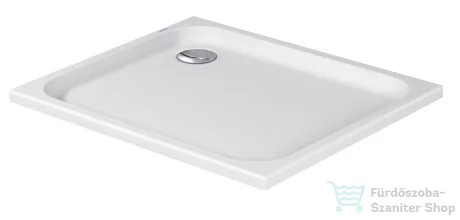 Duravit D-CODE 100x80 cm-es zuhanytálca leeresztő nélkül, 720106000000000