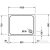 Duravit D-CODE 100x80 cm-es zuhanytálca leeresztő nélkül, Antislip bevonattal 720106000000001