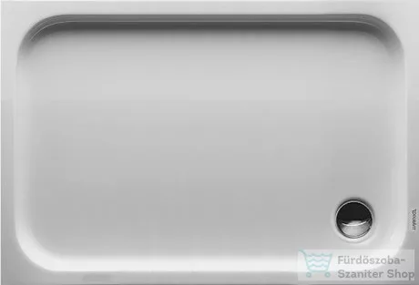 Duravit D-CODE 120x80 cm-es zuhanytálca leeresztő nélkül, 720113000000000