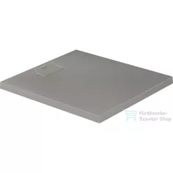   Duravit STONETTO 90x80 cm-es zuhanytálca szifon nélkül, matt beton 720145180000000