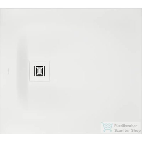 Duravit SUSTANO 90x80 cm-es zuhanytálca szifon nélkül, matt fehér 720270740000000